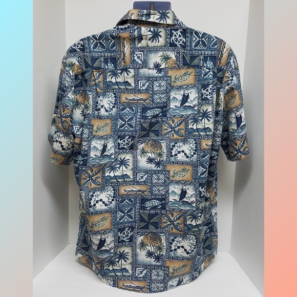 Pacific Legend Mens Hawaiian Shirt Size XL w/ Bead - Picture 3 of 4